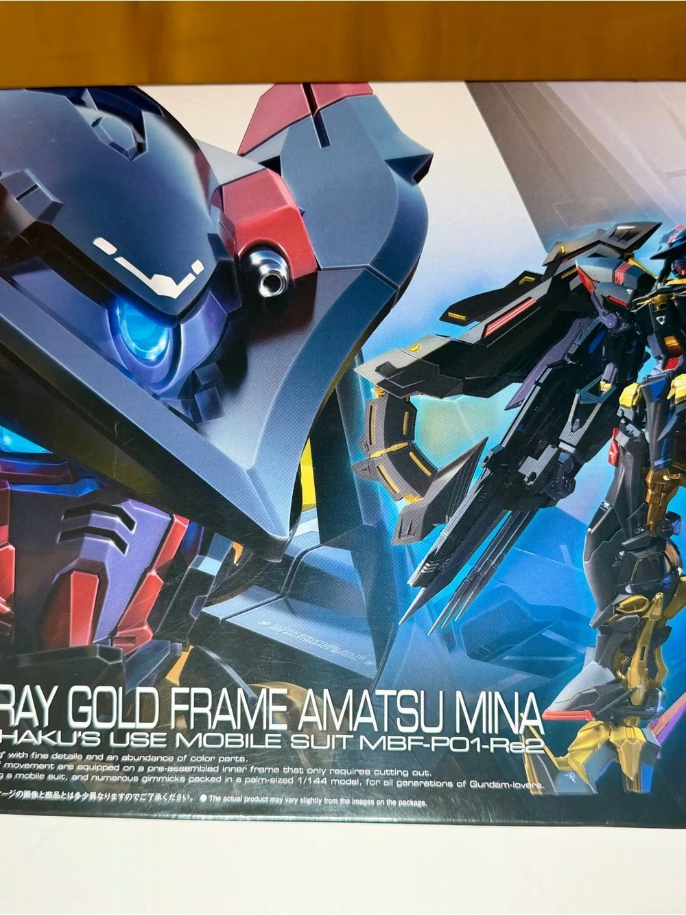 Bandai 1/144 Real Grade RG #24 Gundam Astray Gold Frame Amatsu Mina model kit